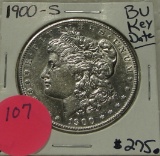 1900-S BU MORGAN SILVER DOLLAR - KEY DATE