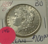 1884-O BU MORGAN SILVER DOLLAR