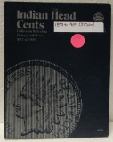 INDIAN HEAD CENT BOOK W/31 COINS - 1879-1909