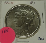 1925 BU SILVER PEACE DOLLAR