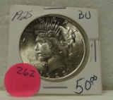 1923 BU SILVER PEACE DOLLAR