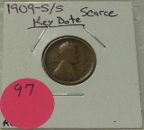 1909-S/S LINCOLN WHEAT CENT