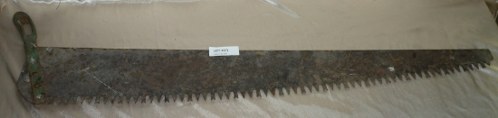 PRIMITIVE METAL HANDLE CROSSCUT SAW - WILL NOT SHIP