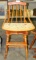 VINTAGE WOOD HIGH CHAIR - LOCAL PICKUP ONLY