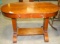 THE DAISY LINE ANTIQUE OAK LIBRARY TABLE - LOCAL PICKUP ONLY