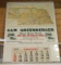 1929 STATE OF NEBRAKA ADVERTISING CALENDAR - SAM GREENBERGER, G.I.