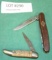 COLONIAL 2-BLADE, IMPERIAL 3-BLADE POCKET KNIVES