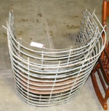 3 GALVANIZED HALF CIRCLE WIRE CAGES - LOCAL PICKUP ONLY