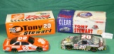 2 ACTION 1/24 SCALE TONY STEWART NO. 20 TOY CARS - 2 TIMES MONEY