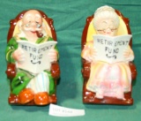 LEFTON CERAMIC MAN/WOMEN RETIREMENT FUND BANKS