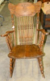 VINTAGE WOOD ROCKING CHAIR - LOCAL PICKUP ONLY