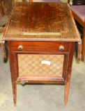 PHILCO DROP-LEAF STYLE RADIO/RECORD PLAYER TABLE - LOCAL PICKUP ONLY