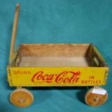 COCA-COLA WOOD CRATE WAGON - LOCAL PICKUP ONLY