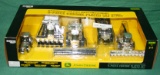 ERTL DEALER EXCLUSIVE 5-PC. CHROME PLATED JOHN DEERE FARM SET