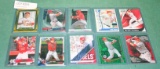 10 DIFFERENT MIKE TROUT BASEBALL TRADING CARDS