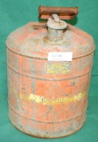 GALVANIZED SAFETY GAS CAN - LOCAL PICKUP ONLY
