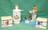 2 DUCKS UNLIMITED COLLECTOR MUGS, 2 DECANTERS
