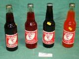 4 FULL BOTTLES OF HUSKER SODA - SEWARD NEBR.