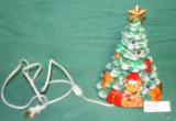 CERAMIC LIGHTED CHRISTMAS TREE - WORKS