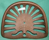 MCCORMICK CAST IRON TRACTOR OR IMPLEMENT SEAT - LOCAL PICKUP ONLY