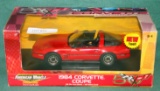 1984 ERTL 1/18 SCALE DIECAST 50TH ANNIV. CORVETTE COUPLE W/BOX