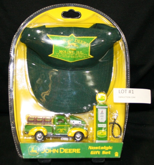 GEARBOX TOYS JOHN DEERE NOSTALGIC GIFT SET - N.O.S. IN PACKAGE