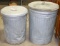 2 GALVANIZED TRASH CANS W/LIDS - 20 GALLON, 30 GALLON - LOCAL PICKUP