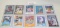 10 DIFFERENT NOLAN RYAN BASEBALL TRADING CARDS 1980'S & 90'S