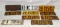 10 ASSORTED NEBRASKA MOTORCYCLE & TRAILER LICENSE PLATES - MOSTLY 1960'S