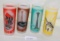 4 SEATTLE WORLD'S FAIR 1962 COMMEMORATIVE FROSTED GLASSES