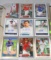 FOLDER W/APPROX. 160 ASSORTED BASEBALL TRADING CARDS