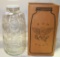 LARGE MASON'S GLASS JAR W/LID - PATENT 1858 - LOCAL PICKUP ONLY