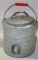 IGLOO CORP. VINTAGE GALVANIZED 2 GALLON COOLER