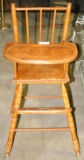 VINTAGE WOODEN HIGH CHAIR - LOCAL PICKUP ONLY