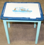 CHILD'S ENAMEL TOP TABLE - LOCAL PICKUP ONLY