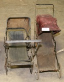 2 ANTIQUE DOLL BUGGIES - 2 TIMES MONEY - LOCAL PICKUP ONLY