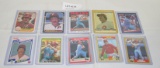 10 DIFFERENT MIKE SCHMIDT BASEBALL CARDS - 1981-1987