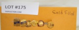6 ASSORTED SMALL GOLD FILLED ACHIEVEMENT PINS