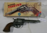 EDISON GIOCATTOLI FRONTIER REVOLVER CAP GUN W/BOX - ITALY