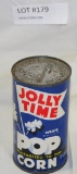 JOLLY TIME POPCORN 10-OZ. CAN - SEALED W/ORIGINAL CONTENTS