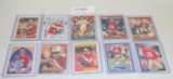 10 DIFFERENT JOE MONTANA FOOTBALL TRADING CARDS - 1988-1995