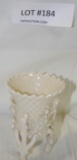 BELLEEK CHINA FOOTED TOOTHPICK HOLDER