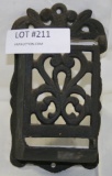 VTG. CAST IRON MATCH HOLDER