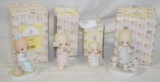 4 PRECIOUS MOMENTS FIGURINES W/BOXES