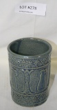 VINTAGE RUSTIC BLUE STONEWARE CUP