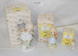 3 PRECIOUS MOMENTS FIGURINES W/BOXES