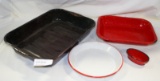 4 PCS. ASSORTED ENAMELWARE