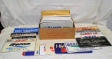 APPROX. 125 ASSORTED PLASTIC & ALUMINUM AUTO DEALER PLATES