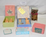 FLAT BOX OF VINTAGE BABY BATH SOAPS W/BOXES