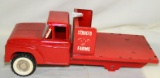 STRUCTO FARMS PRESSED STEEL TOY TRUCK - MISSING REAR AXLE